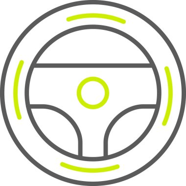 Direksiyon simgesi, vektör illüstrasyonu