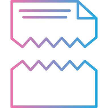 Belge. Web simgesi basit illüstrasyon