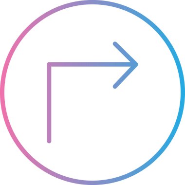 Ok. Web simgesi basit illüstrasyon