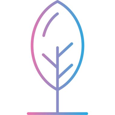 Ağaç. Web simgesi basit illüstrasyon