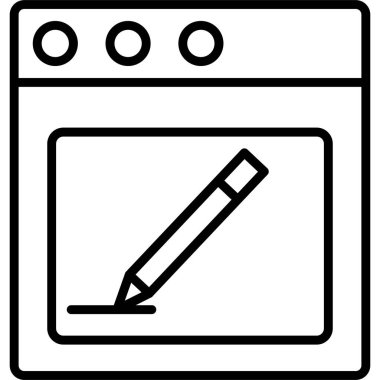 Vektör illüstrasyonu, simge ögesi