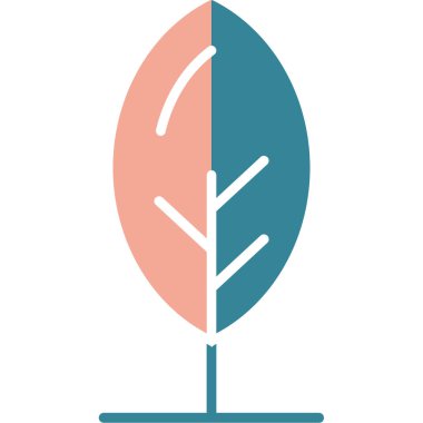 Ağaç. Web simgesi basit illüstrasyon