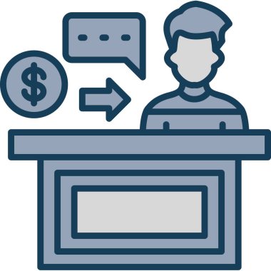 Banka kartı para simgesi - taslak biçimi