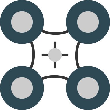 Vektör illüstrasyonu, simge ögesi arkaplanı