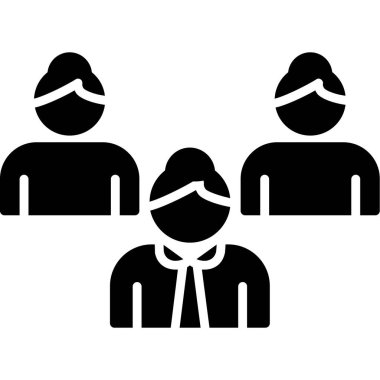 İnsan simgesinin vektör illüstrasyonu