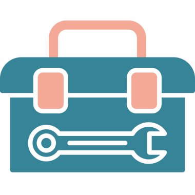 İş ve finans ikonu vektör illüstrasyonu. düz