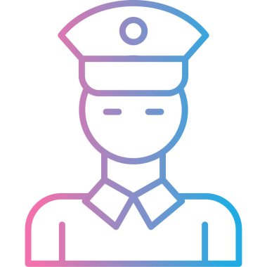 asker simgesi vektör illüstrasyonu