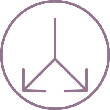 Rüzgar türbini simgesi vektör illüstrasyonu