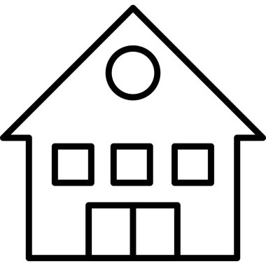 ev simgesi ana hatlarıyla oluşturuluyor