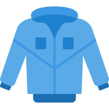 Ceket. Web simgesi basit illüstrasyon