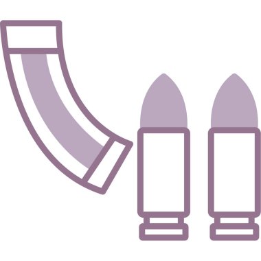 Web için renk çizgisi simgesi