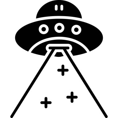 ufo. Web simgesi basit illüstrasyon