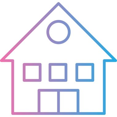 ev simgesi vektör illüstrasyonu