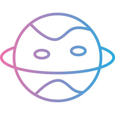 Gözleri ve yıldızları olan uzaylı kafası