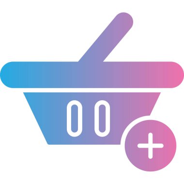 Alışveriş arabası ikonu. vektör illüstrasyonu