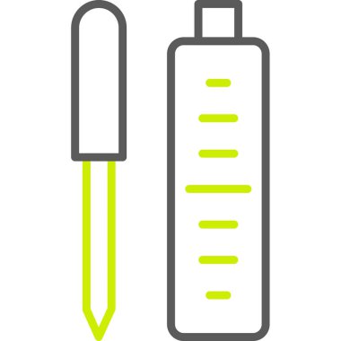 Pil. Web simgesi basit illüstrasyon