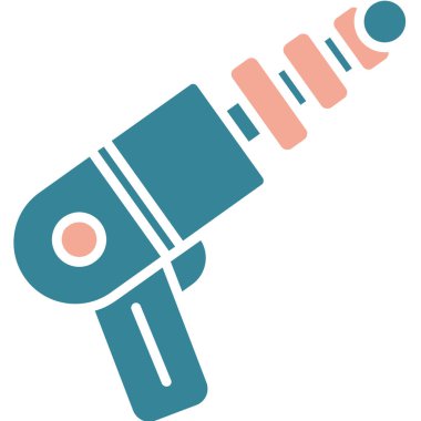 Teleskop. Web simgesi basit illüstrasyon