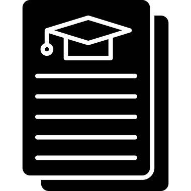 eğitim ve bilgi satırı vektör simgesi.