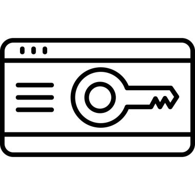 tarayıcı pencere kilidi simgesi. beyaz arkaplanda izole edilmiş web tasarımı için web tarayıcı pencere vektörü simgesi