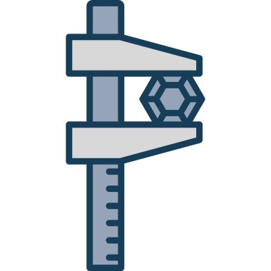 Çekiç ikonu vektör illüstrasyonu