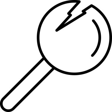 Taslak biçiminde büyüteç yakınlaştırma simgesi bul