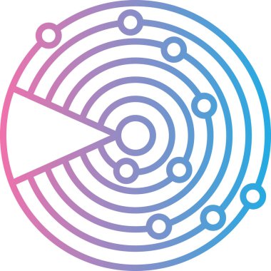 Hedef. Web simgesi basit illüstrasyon