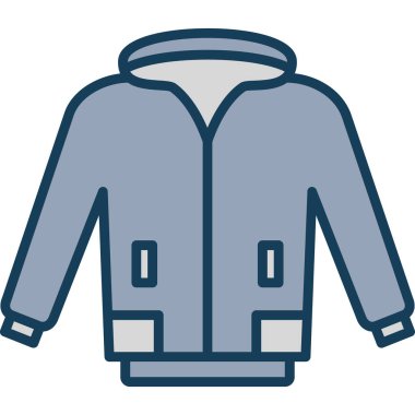 Ceket simge vektör çizim