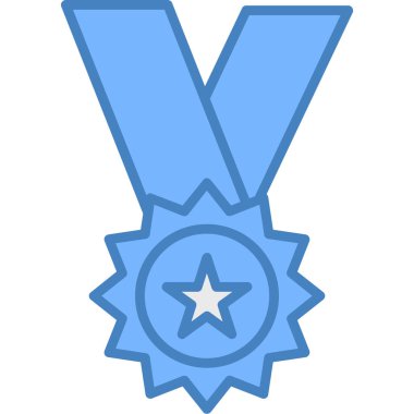 Ödül madalyası. Basit tasarım