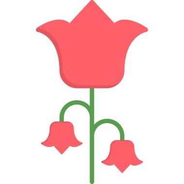 Lale simge vektör çizim