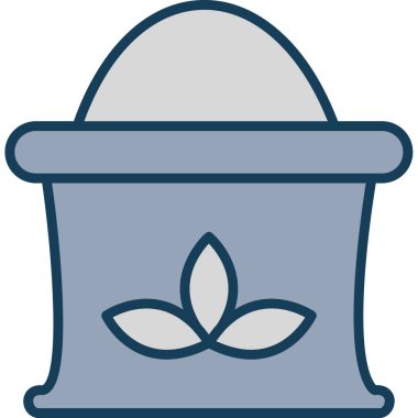 Esrar. Web simgesi basit illüstrasyon