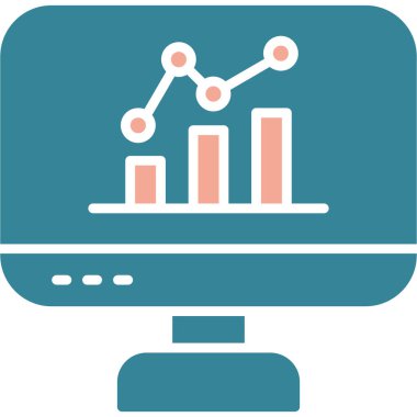 seo modern simgesinin vektör illüstrasyonu