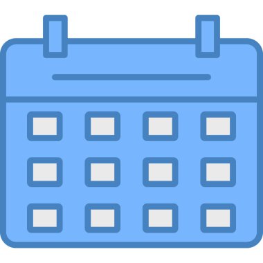 tarih simgesi, basit vektör illüstrasyonu