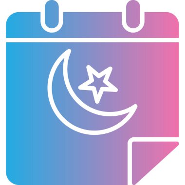 Ramazan ikonu. Basit ağ simgesi