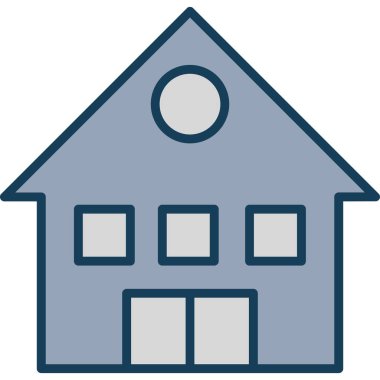 ev simgesi vektör illüstrasyonu