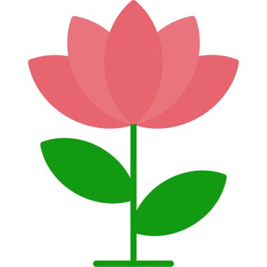 çiçek simgesi vektör illüstrasyonu