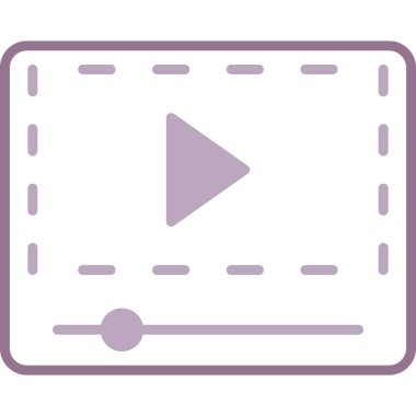 Modern ve şık tasarım vektör simgesini çal