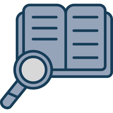 Gazete Simgesi. Düzenlenebilir Cesur Tasarım. Vektör İllüstrasyonu.