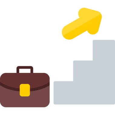 evrak çantası simgesi, vektör illüstrasyonu