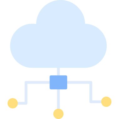 bulut hesaplama ağı simgesi
