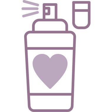 Parfüm. Web simgesi basit illüstrasyon