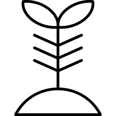 bitki simgesi vektör illüstrasyonu