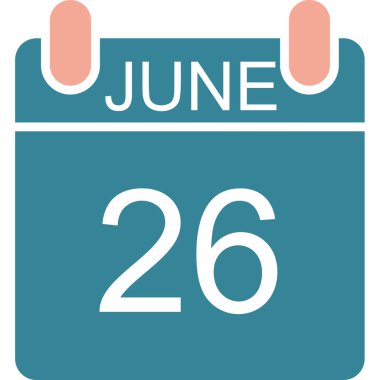 12 Haziran - Gün simgesi - Takvim