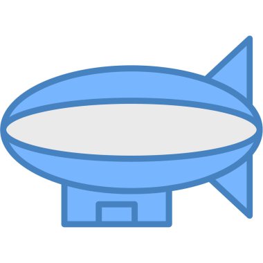 Uzay gemisi. Web simgesi basit illüstrasyon