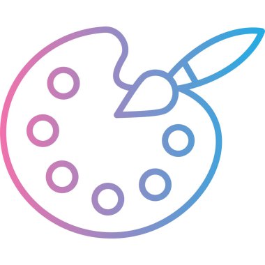 Paskalya yumurtası ikonu vektör çizimi