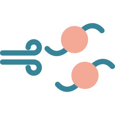 Virüs ikon vektörü. İnce çizgi işareti. izole edilmiş sınır sembolü çizimi