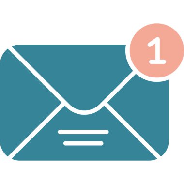 E- posta simgesi vektör illüstrasyonu