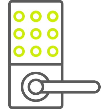 Anahtar simgesi vektör illüstrasyonu