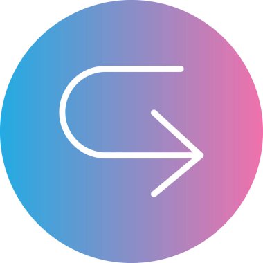 ok simgesinin vektör illüstrasyonu