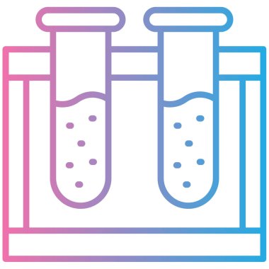 Test tüpü. Web simgesi