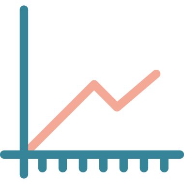 Bar çizelgesi. Web simgesi vektör illüstrasyonu